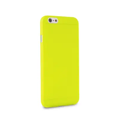 Puro Cover Apple iPhone 6(S) Plus Ultra-Slim 0.3 (Gul) + Skärmskydd