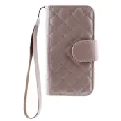 Quilted Case Folio (iPhone 6 Plus) - Beige