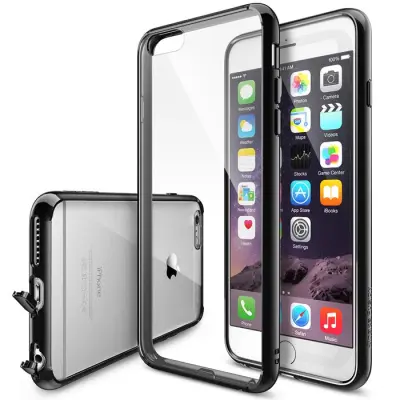 Ringke Fusion Shock Absorption Skal till Apple iPhone 6(S) Plus (Svart)