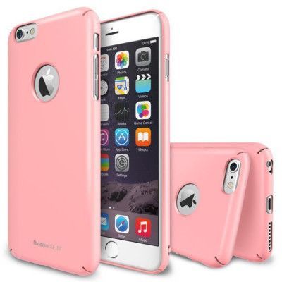 Ringke Logo-Cut Slim Dual Coated Skal till Apple iPhone 6(S) Plus - Rosa