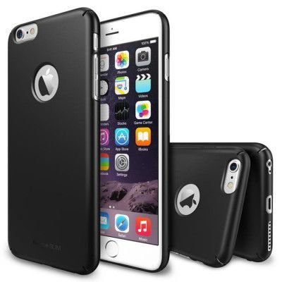 Ringke Logo-Cut Slim Dual Coated Skal till Apple iPhone 6(S) Plus - Svart