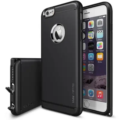 Ringke MAX Double Layer Armor Tough Skal till Apple iPhone 6(S) Plus - Svart
