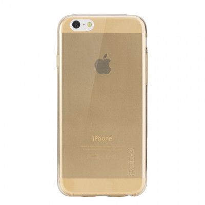 ROCK 0,6mm Ultrathin FlexiCase skal till Apple iPhone 6(S) Plus (Gold)