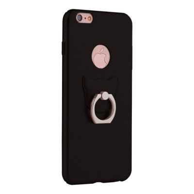 Skal med ring till iPhone 6 / 6S Plus - Svart