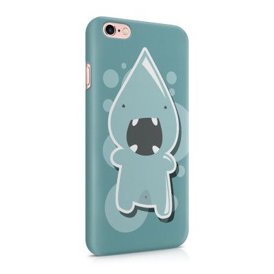 Skal till Apple iPhone 6(S) Plus - Argt Bubbelmonster - Blå