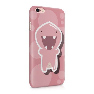 Skal till Apple iPhone 6(S) Plus - Glatt Bubbelmonster - Rosa