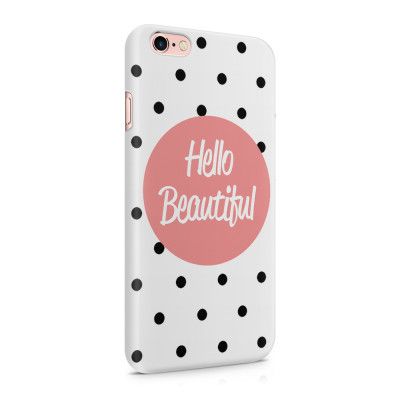Skal till Apple iPhone 6(S) Plus - Hello Beautiful - Rosa