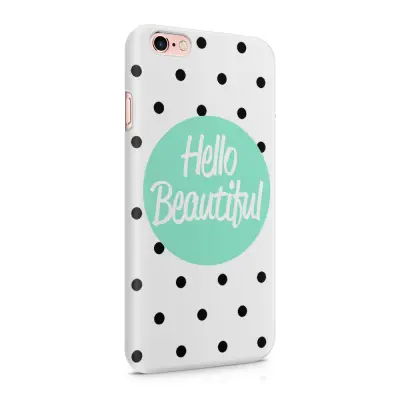 Skal till Apple iPhone 6(S) Plus - Hello Beautiful - Turkos