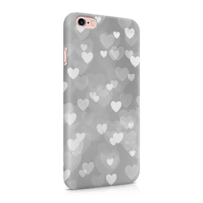 Skal till Apple iPhone 6(S) Plus - Hjärtan - Grå