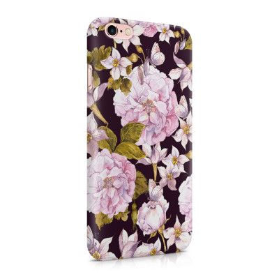 Skal till Apple iPhone 6(S) Plus - Hortensia - Svart