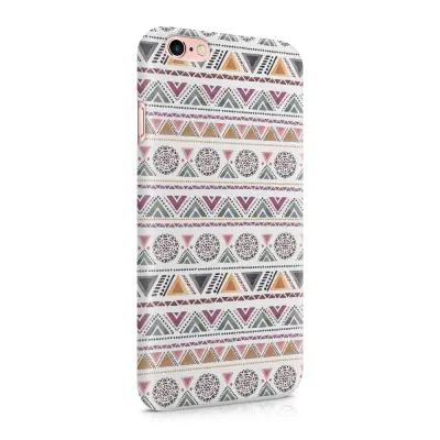 Skal till Apple iPhone 6(S) Plus - Mönster - Vit/Lila