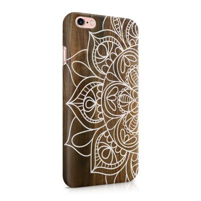Skal till Apple iPhone 6(S) Plus - Mandala - Wood