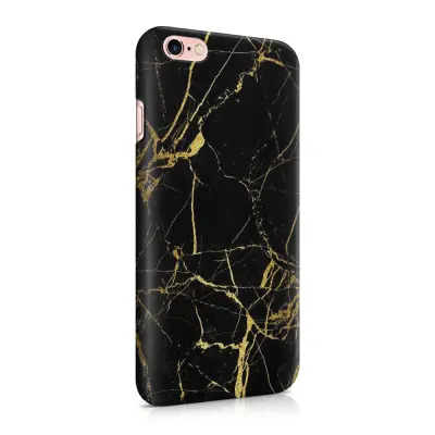 Skal till Apple iPhone 6(S) Plus - Marble - Svart