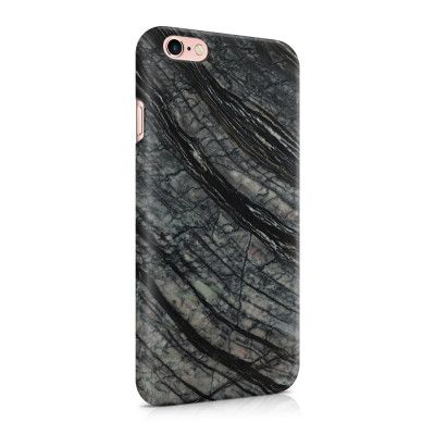 Skal till Apple iPhone 6(S) Plus - Marble - Svart/Grå