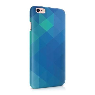 Skal till Apple iPhone 6(S) Plus - Polygon - Blå