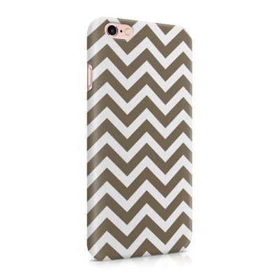 Skal till Apple iPhone 6(S) Plus - Ränder - Brun