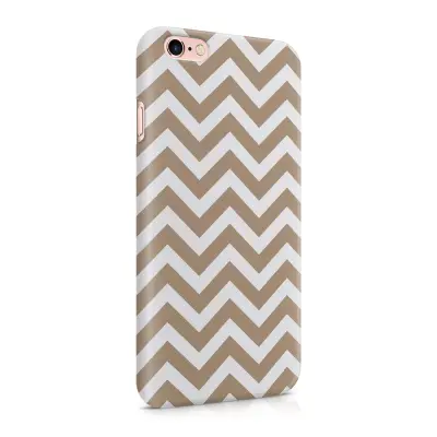 Skal till Apple iPhone 6(S) Plus - Retro ränder - Grå