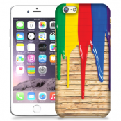 Skal till Apple iPhone 6(S) Plus - Rinnande färg - Trä
