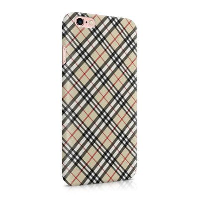 Skal till Apple iPhone 6(S) Plus - Rutig diagonal - Beige