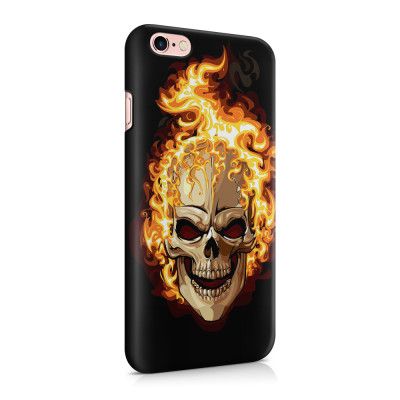 Skal till Apple iPhone 6(S) Plus - Skull on fire