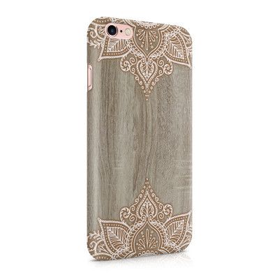 Skal till Apple iPhone 6(S) Plus - Trä - Mandala