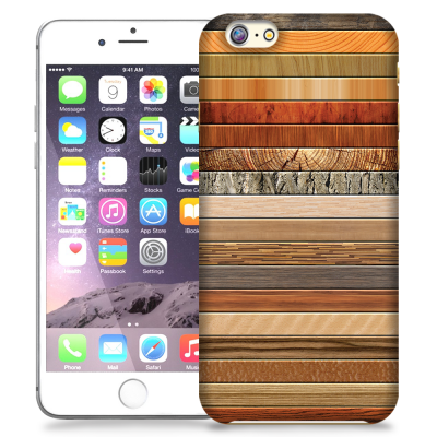 Skal till Apple iPhone 6(S) Plus - Träslag