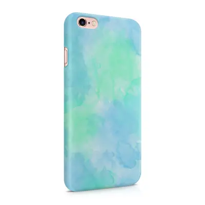 Skal till Apple iPhone 6(S) Plus - Vattenfärg - Ljusblå