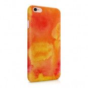 Skal till Apple iPhone 6(S) Plus - Vattenfärg - Orange