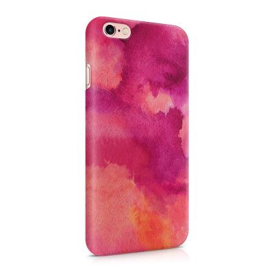 Skal till Apple iPhone 6(S) Plus - Vattenfärg - Rosa