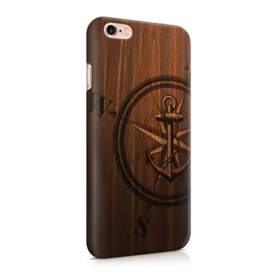 Skal till Apple iPhone 6(S) Plus - Wooden Anchor B
