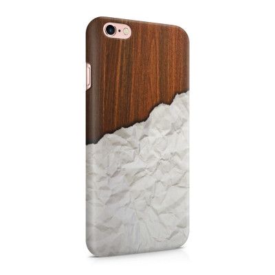 Skal till Apple iPhone 6(S) Plus - Wooden Crumbled Paper B