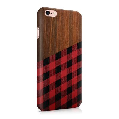 Skal till Apple iPhone 6(S) Plus - Wooden Lumberjack B