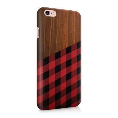 Skal till Apple iPhone 6(S) Plus - Wooden Lumberjack B