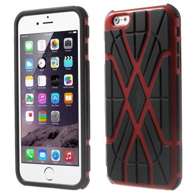 Spider Combo Skal till Apple iPhone 6(S) Plus - Röd