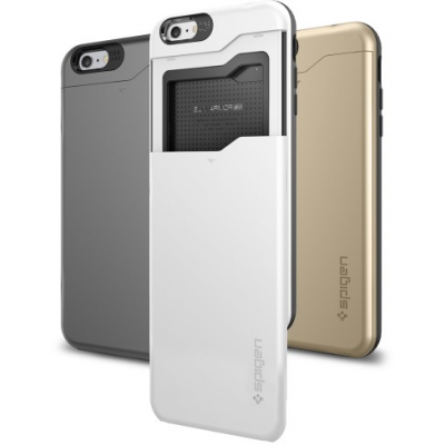 Spigen Case Slim Armor CS (iPhone 6 Plus) - Gun metal
