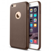SPIGEN Leather Fit Skal till Apple iPhone 6(S) Plus - Brun