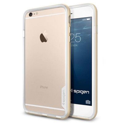 SPIGEN Neo Hybrid EX Bumper Skal till Apple iPhone 6(S) Plus (Gold)
