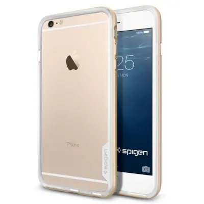 SPIGEN Neo Hybrid EX Bumper Skal till Apple iPhone 6(S) Plus (Gold)