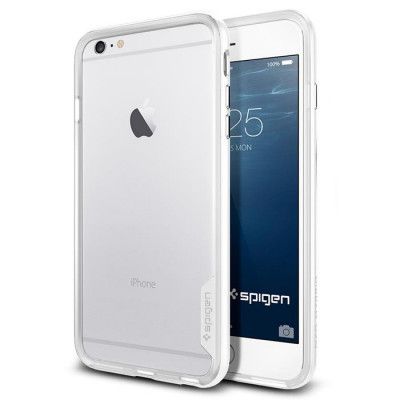 SPIGEN Neo Hybrid EX Bumper Skal till Apple iPhone 6(S) Plus (Vit)