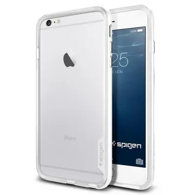 SPIGEN Neo Hybrid EX Bumper Skal till Apple iPhone 6(S) Plus (Vit)