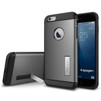 SPIGEN Slim Armor Skal till Apple iPhone 6(S) Plus (Gunmetal)