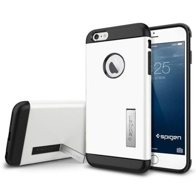 SPIGEN Slim Armor Skal till Apple iPhone 6(S) Plus (Vit)