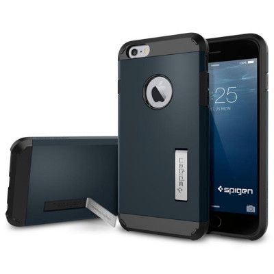 SPIGEN Tough Armor Skal till Apple iPhone 6(S) Plus (Metal Slate)