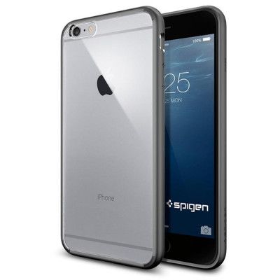 SPIGEN Ultra Hybrid skal till Apple iPhone 6(S) Plus (Gun Metal)