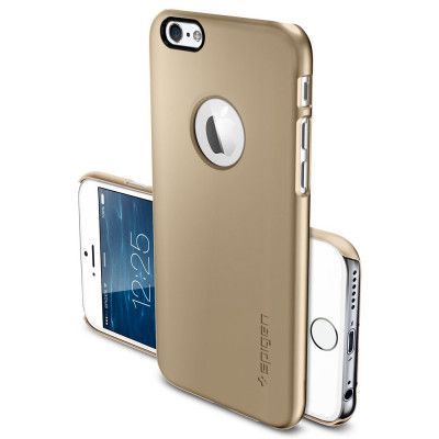 SPIGEN Ultra Thin Fit A Skal till Apple iPhone 6(S) Plus (Gold)