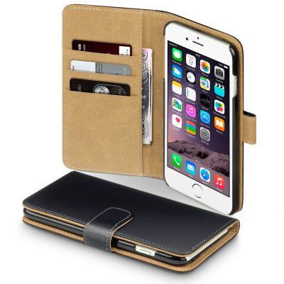 Terrapin Exklusiv Plånboksfodral till Apple iPhone 6(S) Plus - Svart