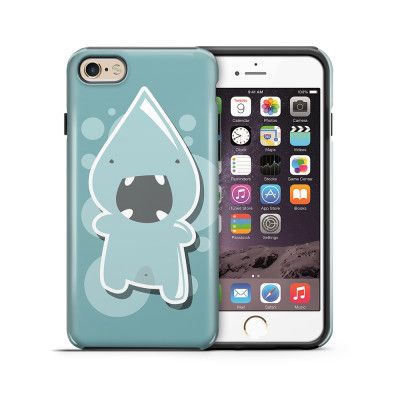 Tough mobilskal till Apple iPhone 6(S) Plus - Argt Bubbelmonster - Blå