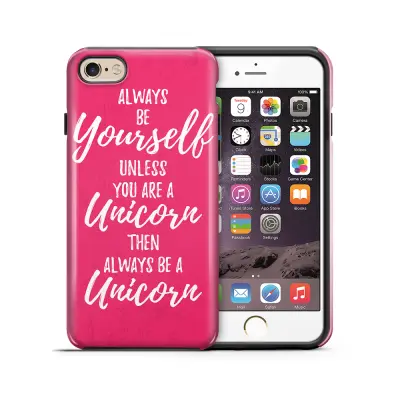 Tough mobilskal till Apple iPhone 6(S) Plus - Be a unicorn
