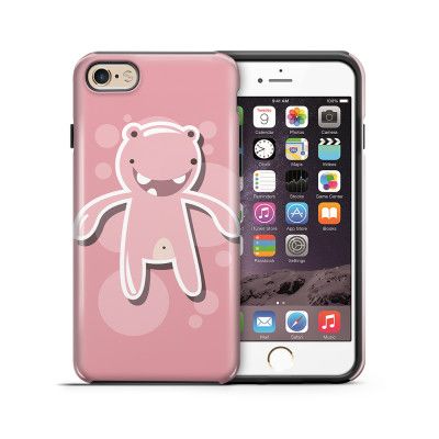 Tough mobilskal till Apple iPhone 6(S) Plus - Bubbelmonster - Rosa