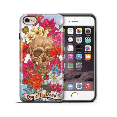 Tough mobilskal till Apple iPhone 6(S) Plus - Dödskalle - Day of the dead